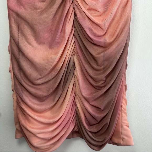 Zara Blush Ruched Mini Dress - Picture 7 of 7